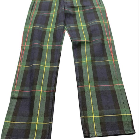 J Crew Tartan Plaid Classic Straight Leg Mens **NWT** - Picture 2 of 6